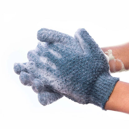 Exfoliating Shower Gloves - (Pack of 4 Gloves)