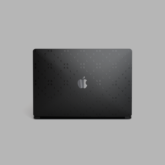 Blvck Monogram MacBook Skin