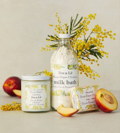 Mimosa Blossom & Nectarine Milk Bath