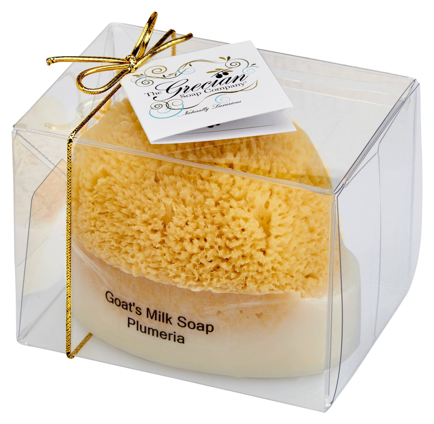 Goat's Milk Soap with a Natural Sea Sponge