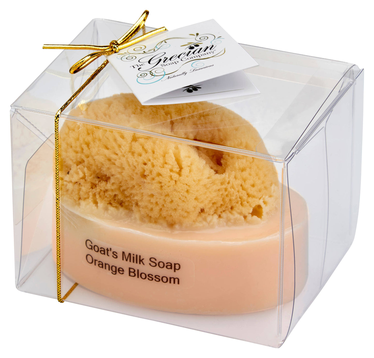 Goat's Milk Soap with a Natural Sea Sponge