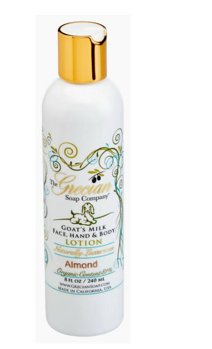 Goats Milk Face, Hand & Body Lotion - Almond