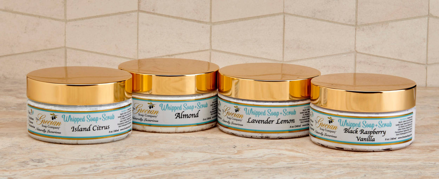 Almond Whipped Soap Body Scrub